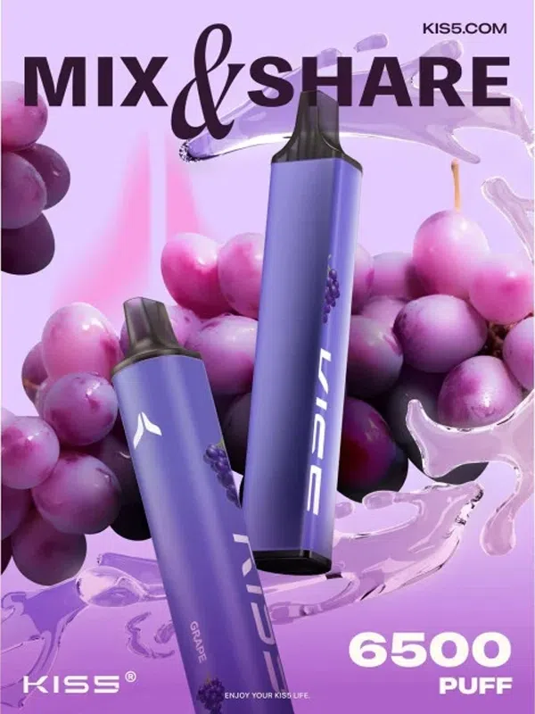 KISS凱斯6500口葡萄口味