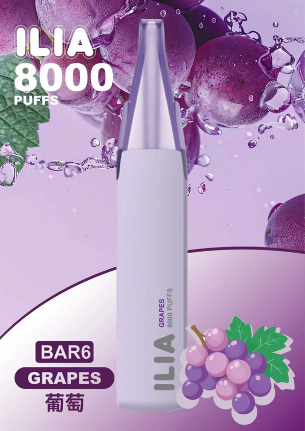 ILIA 哩亞 6 代 BAR 6｜8000 口 一次性拋棄式電子煙
